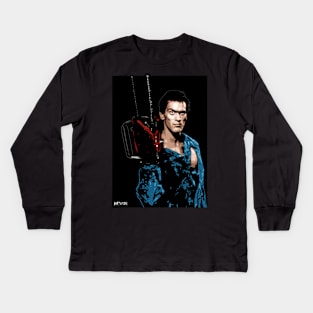 Ash Williams Kids Long Sleeve T-Shirt